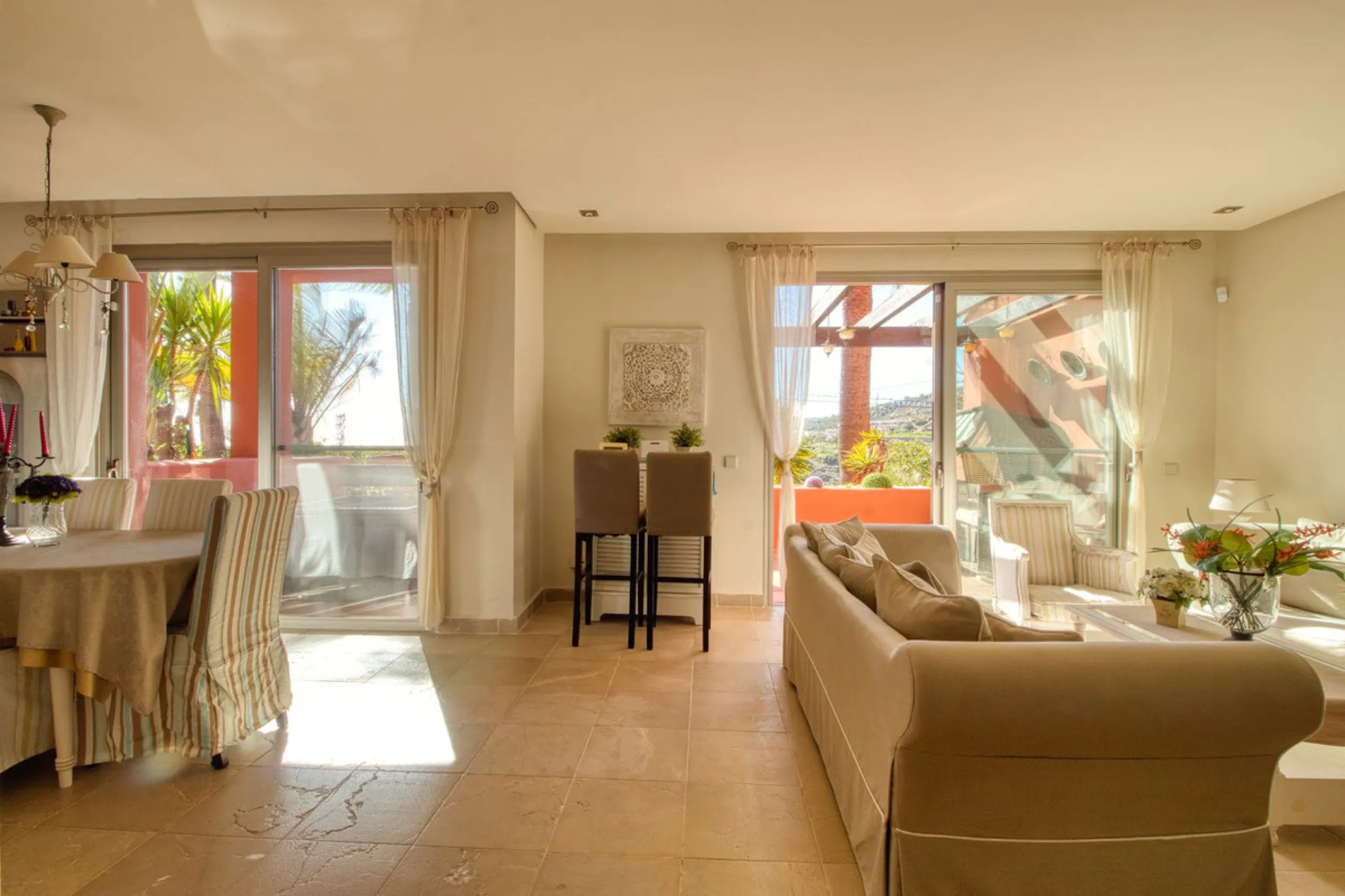 Exceptional Corner Townhouse with Panoramic Sea Views.