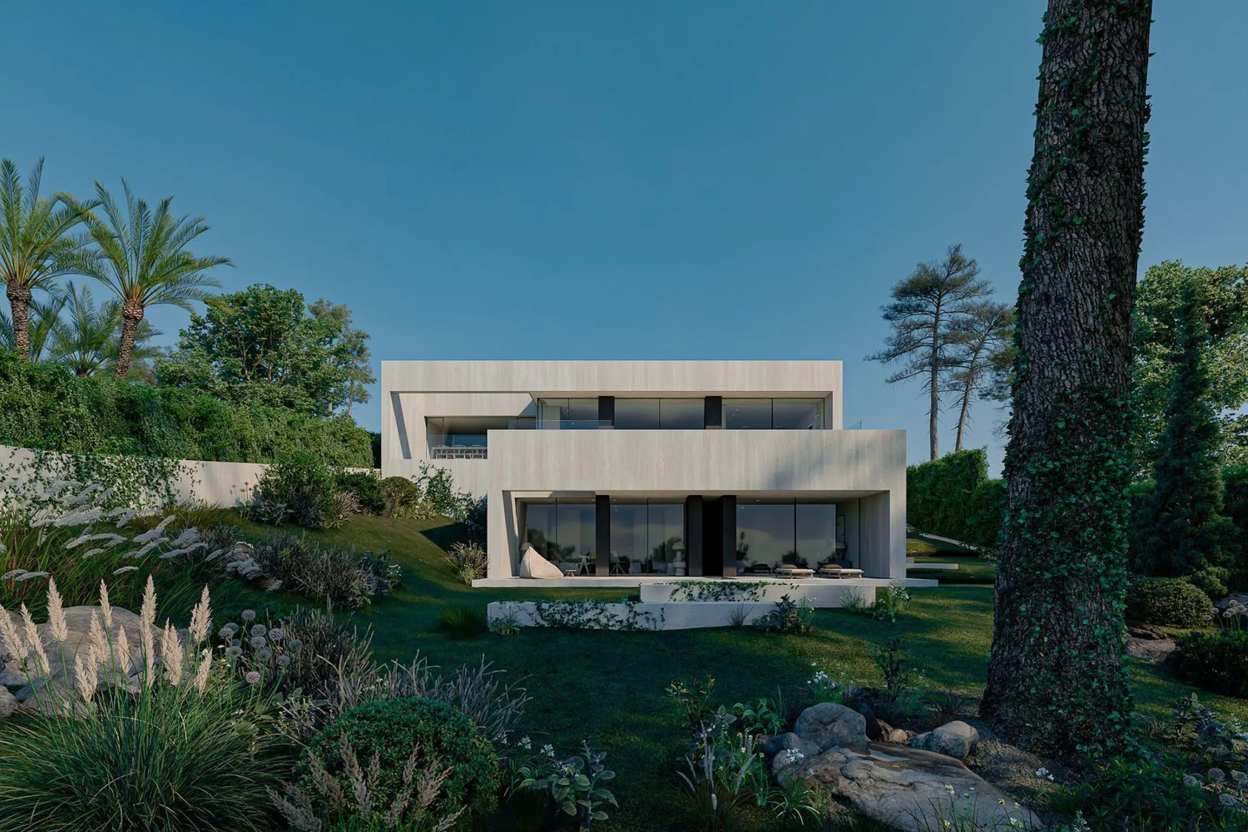 Moderne Villa mit Meerblick in Teià, Barcelona