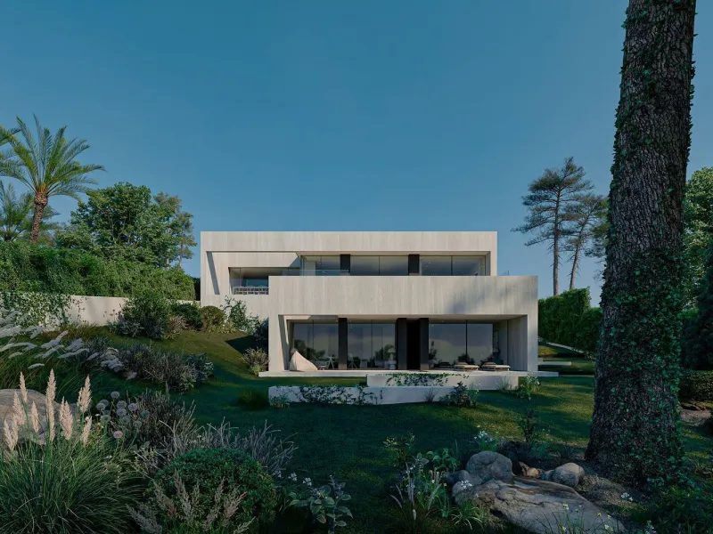 Moderne Villa mit Meerblick in Teià, Barcelona