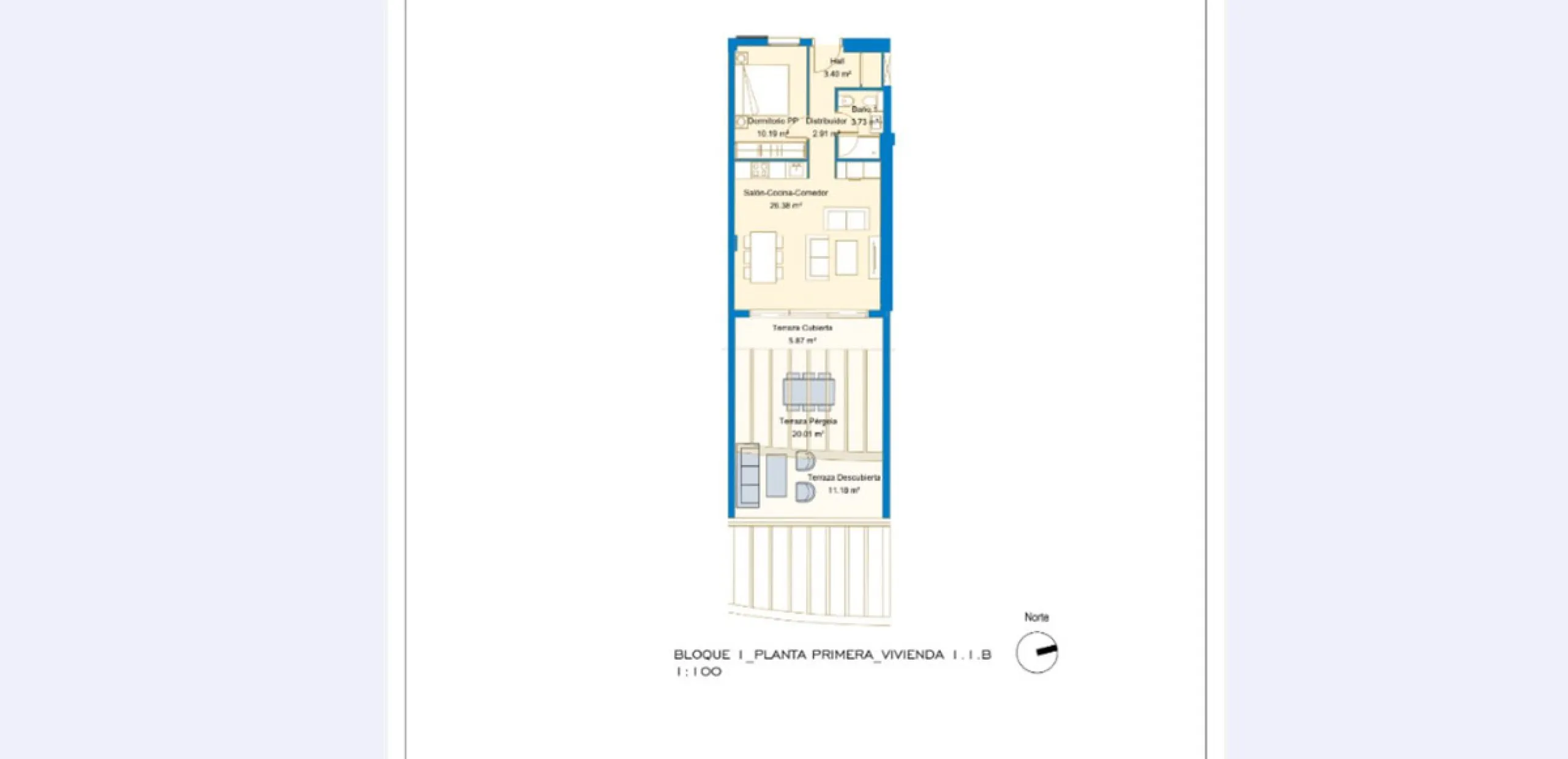 Apartment - Middle Floor Apartment в продаже в Mijas, Málaga. В доме 1 спален и 1 ванных комнат. Площадь дома 49 м²