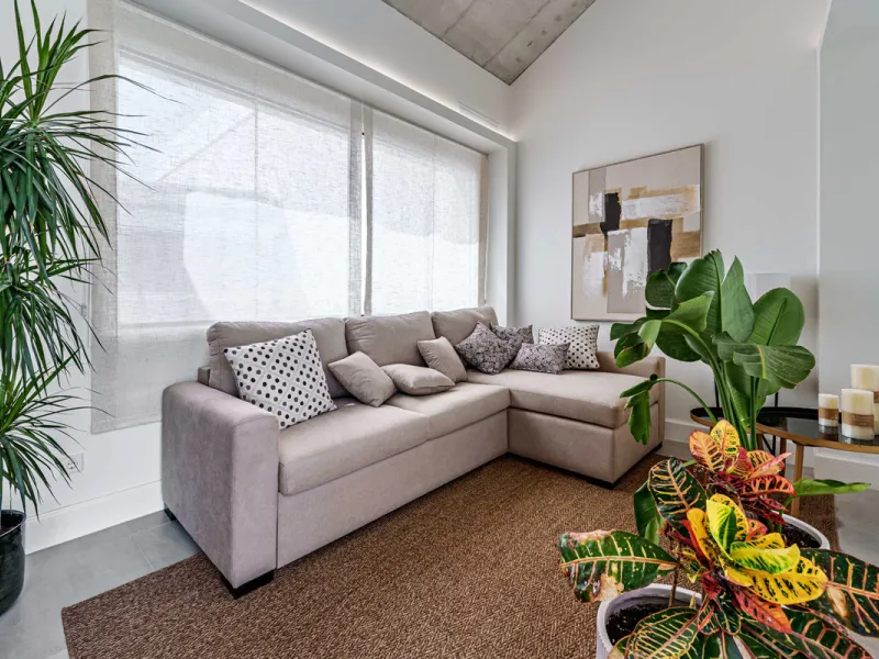 This stunning penthouse is located in a charming four-storey building constructed in 2021, right in the heart of Malaga's Historic Centre. With 122 m² of built area and two terraces totaling 52 m², the property boasts a sleek contemporary design and high-