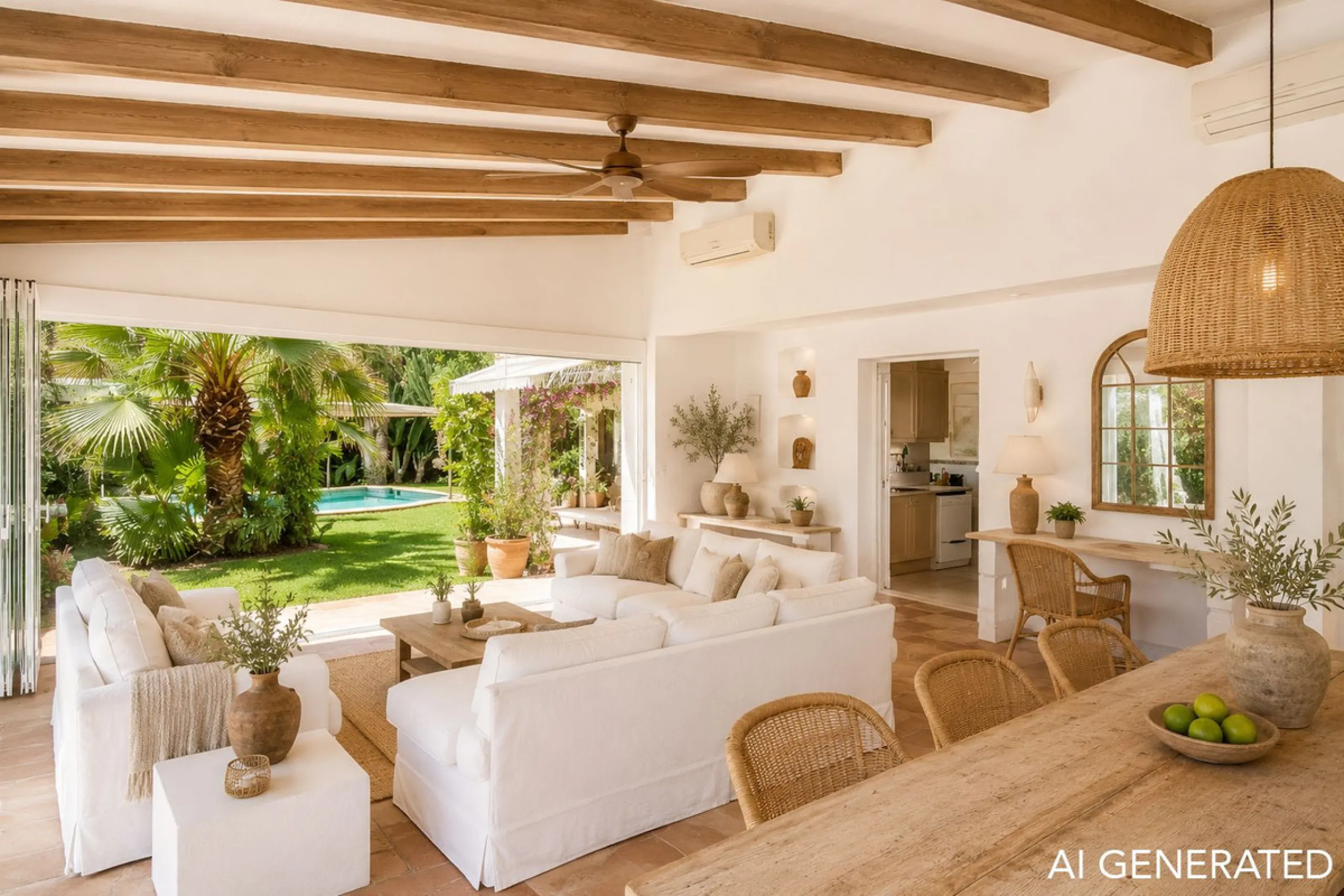 Nestled in the highly sought-after beachside community of Marbesa, this majestic villa exudes charm and character. Designed with timeless style and elegant details, the property offers a warm and inviting atmosphere, perfectly blending classic Mediterrane