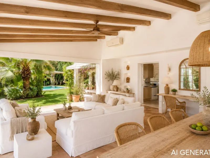Nestled in the highly sought-after beachside community of Marbesa, this majestic villa exudes charm and character. Designed with timeless style and elegant details, the property offers a warm and inviting atmosphere, perfectly blending classic Mediterrane