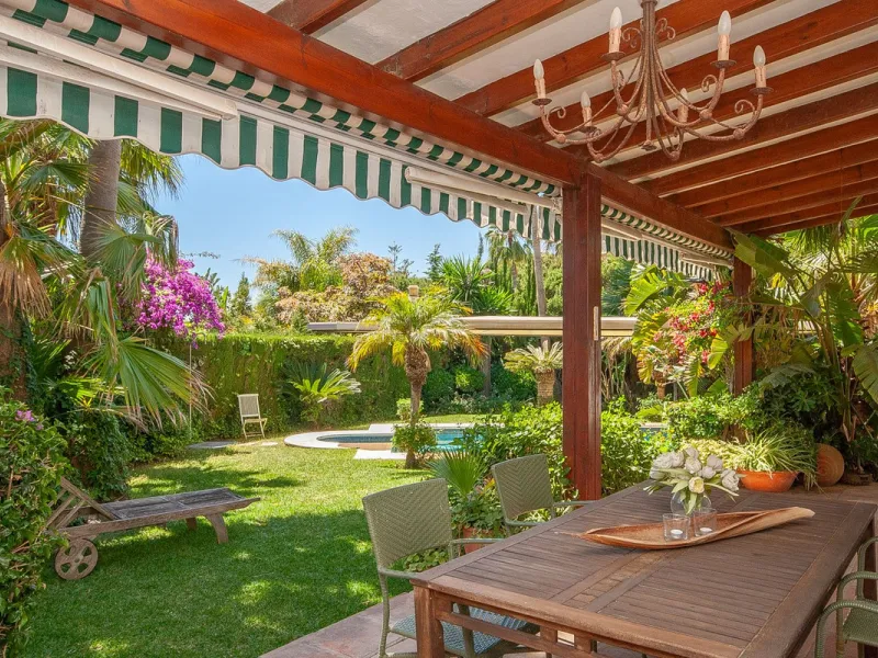 Nestled in the highly sought-after beachside community of Marbesa, this majestic villa exudes charm and character. Designed with timeless style and elegant details, the property offers a warm and inviting atmosphere, perfectly blending classic Mediterrane