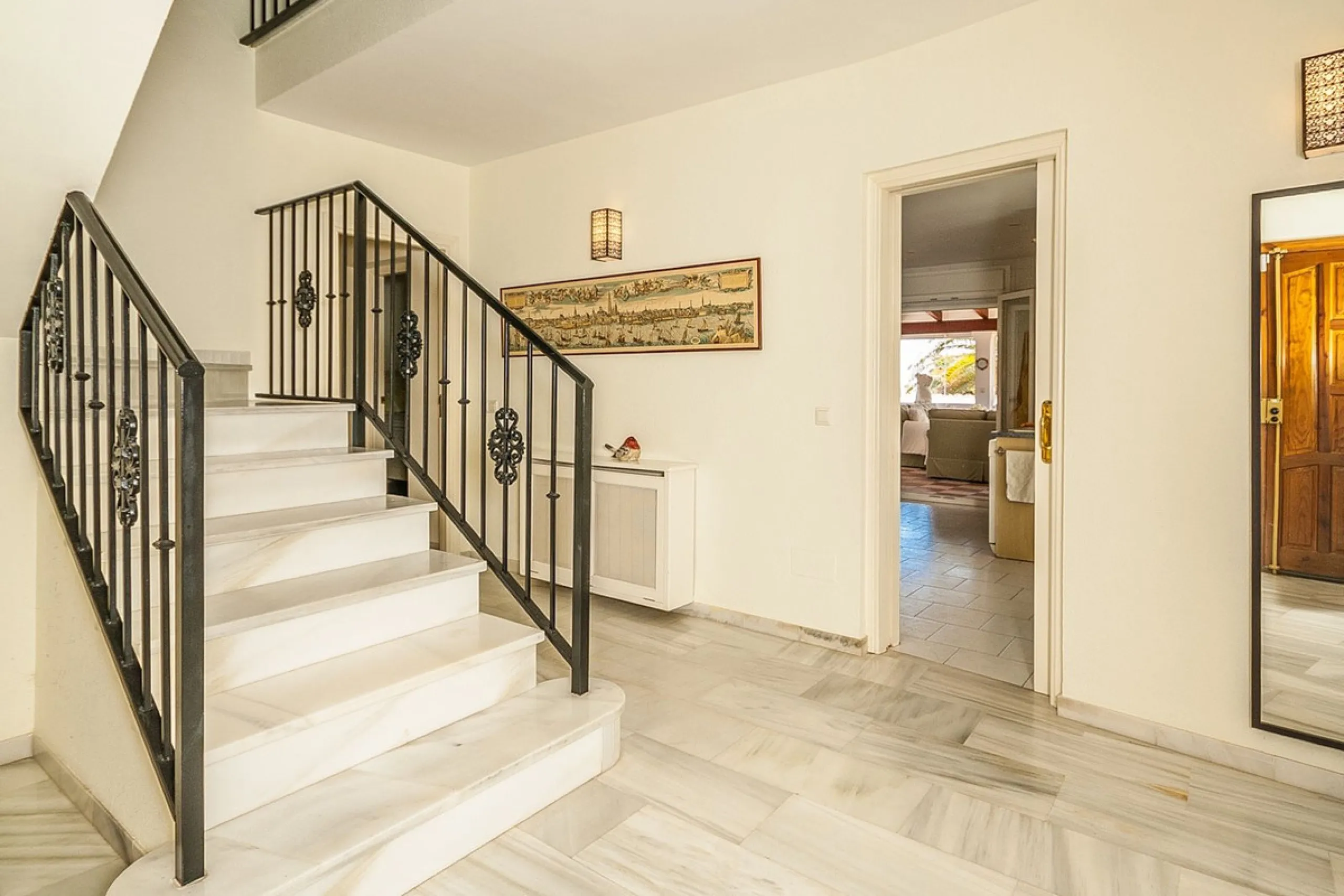 Nestled in the highly sought-after beachside community of Marbesa, this majestic villa exudes charm and character. Designed with timeless style and elegant details, the property offers a warm and inviting atmosphere, perfectly blending classic Mediterrane