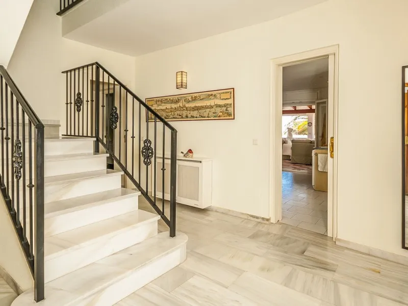 Nestled in the highly sought-after beachside community of Marbesa, this majestic villa exudes charm and character. Designed with timeless style and elegant details, the property offers a warm and inviting atmosphere, perfectly blending classic Mediterrane