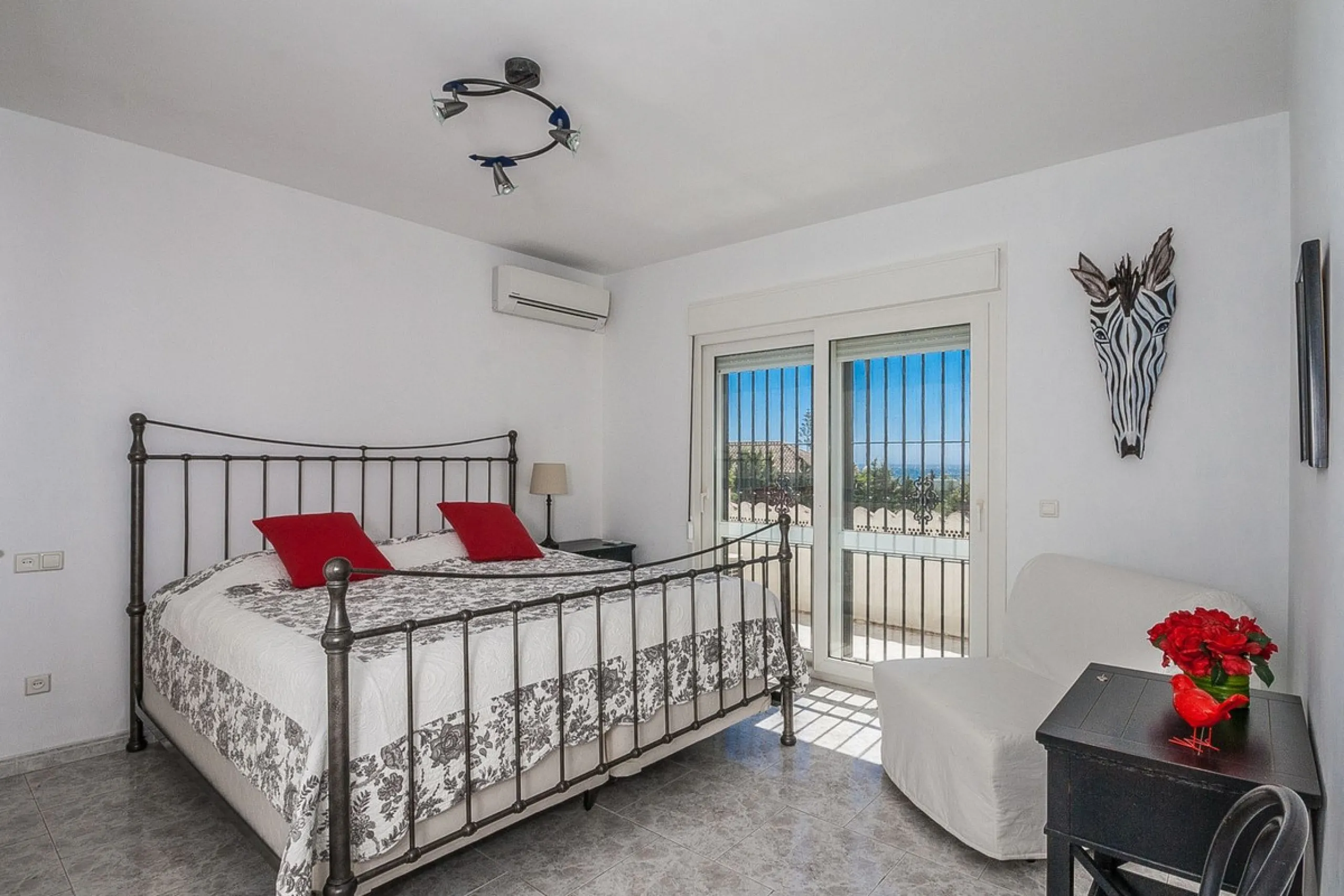 Nestled in the highly sought-after beachside community of Marbesa, this majestic villa exudes charm and character. Designed with timeless style and elegant details, the property offers a warm and inviting atmosphere, perfectly blending classic Mediterrane