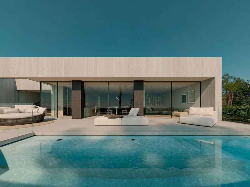 Moderne Villa mit Meerblick in Teià, Barcelona