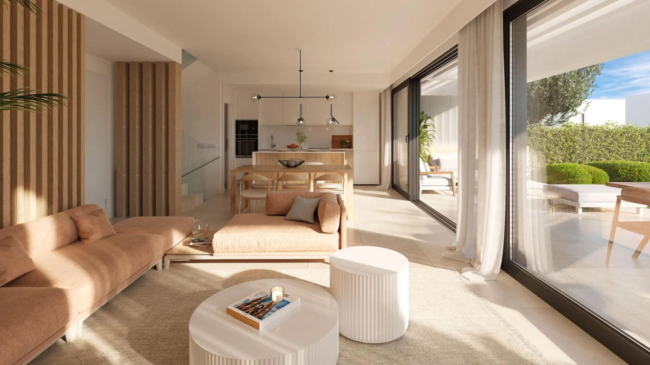 NEW BUILD SEMI-DETACHED VILLAS NEAR ESTEPONA& & New Build exclusive residential complex consisting of 50 contemporary style semi-detached villas comprising of a large living room, open plan fitted kitchen equipped with top brand appliances, 3 bedroo