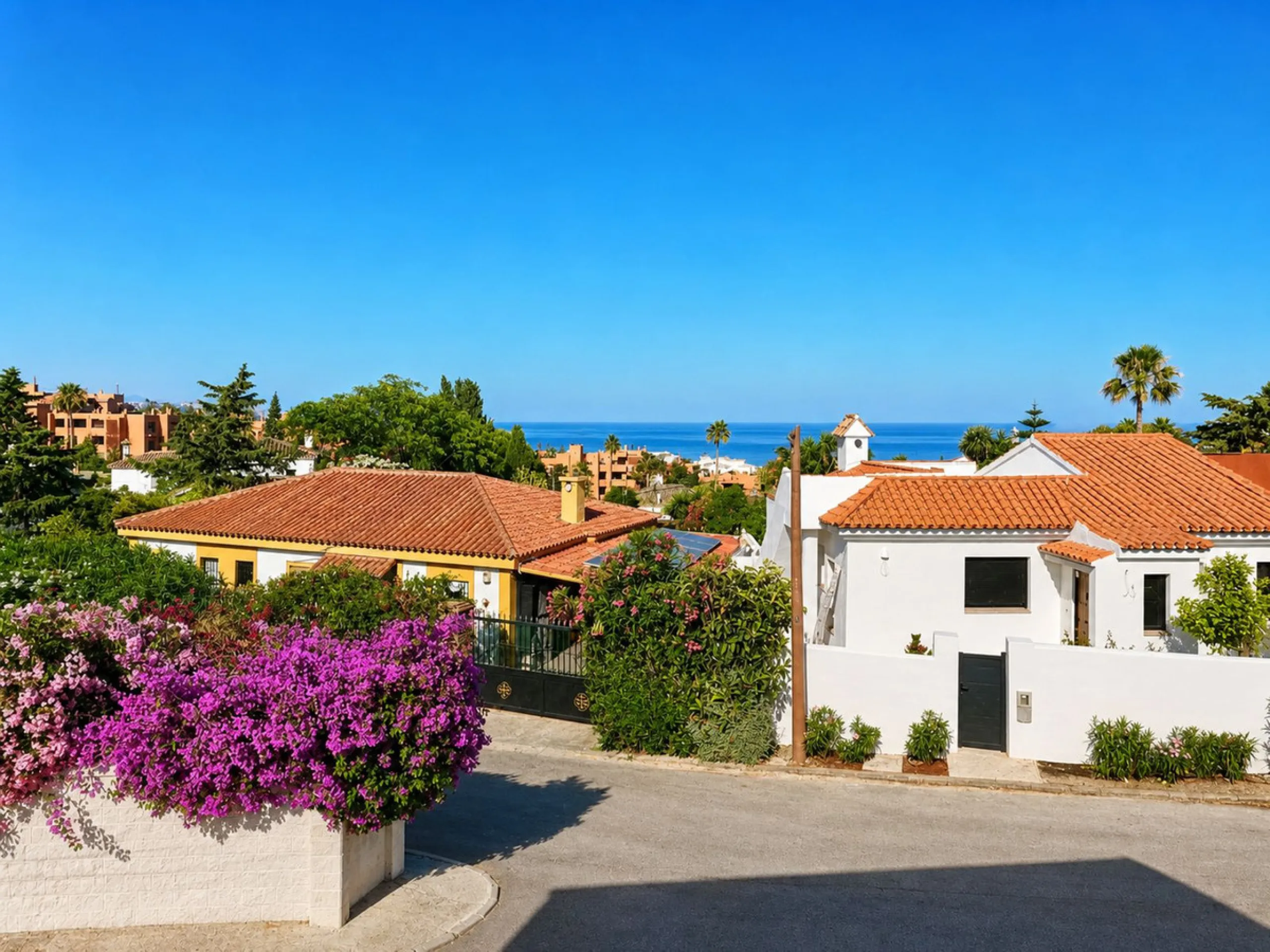 This exquisite villa in Buenas Noches is a true gem, offering a perfect blend of elegance, comfort, and breathtaking views. Situated on a generous plot of 600 square meters, with 260 square meters of built space and a sprawling terrace spanning 100 square