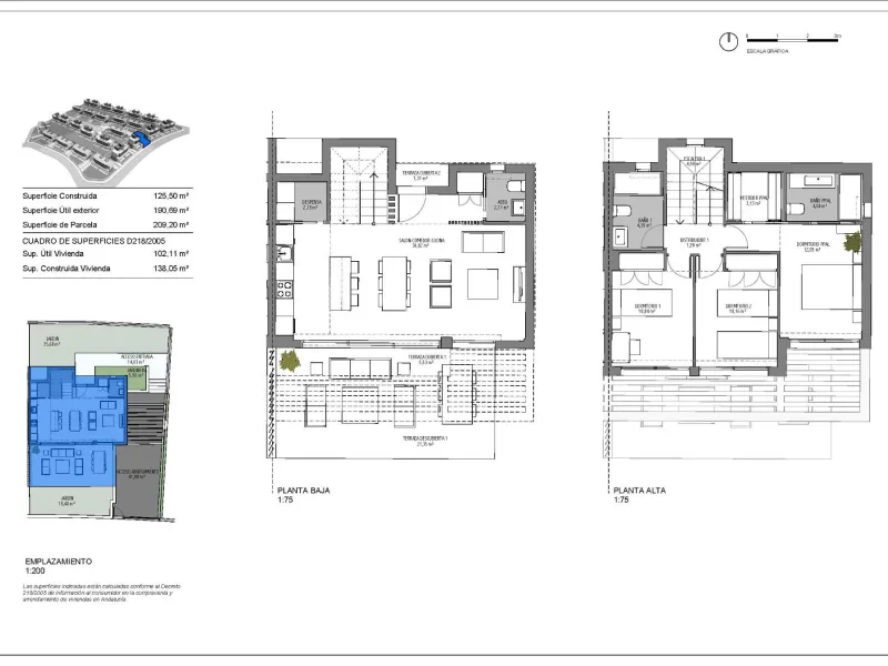 NEW BUILD SEMI-DETACHED VILLAS NEAR ESTEPONA& & New Build exclusive residential complex consisting of 50 contemporary style semi-detached villas comprising of a large living room, open plan fitted kitchen equipped with top brand appliances, 3 bedroo