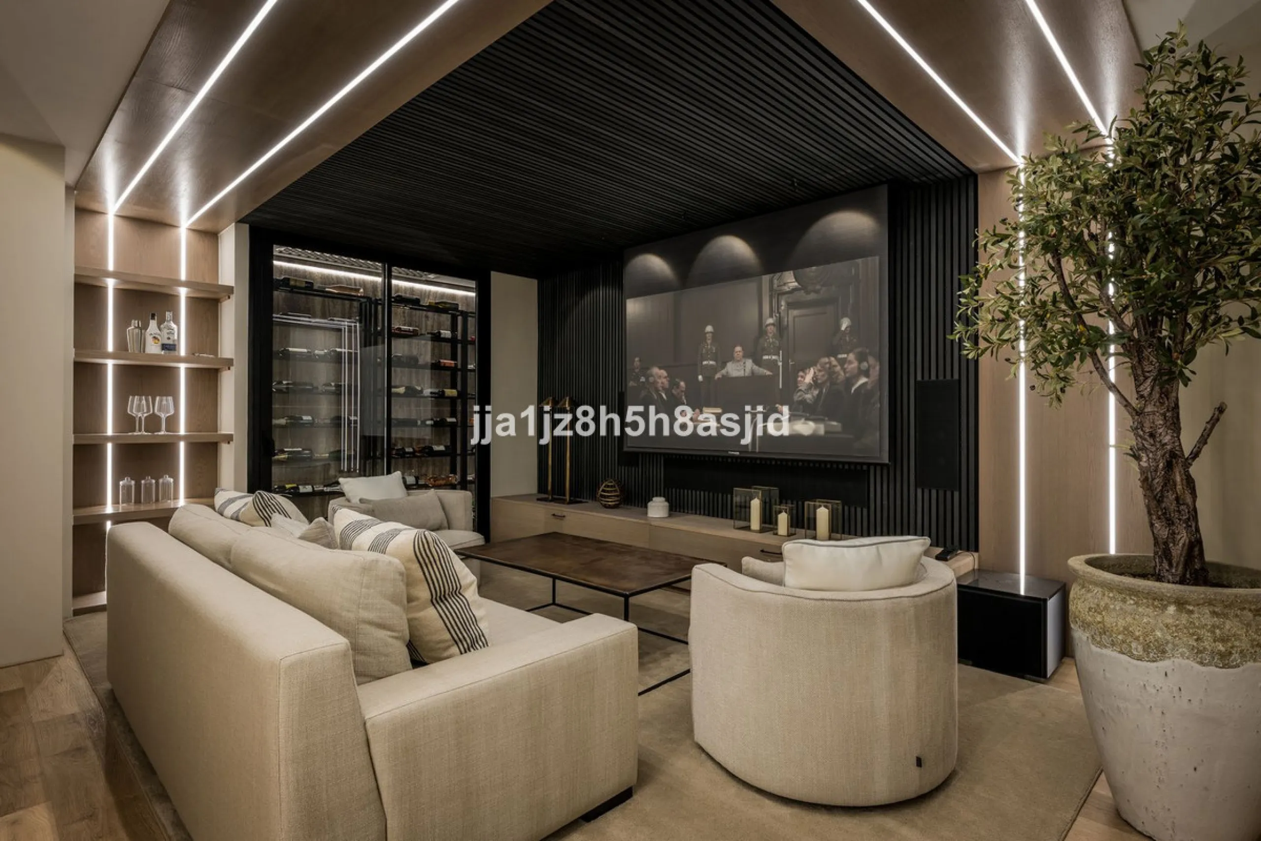 Set within the prestigious Le Blanc development in Sierra Blanca, one of Marbella's most sought-after residential enclaves, this exceptional semi-detached villa offers refined luxury living just six minutes from the beach and within walking distance of se