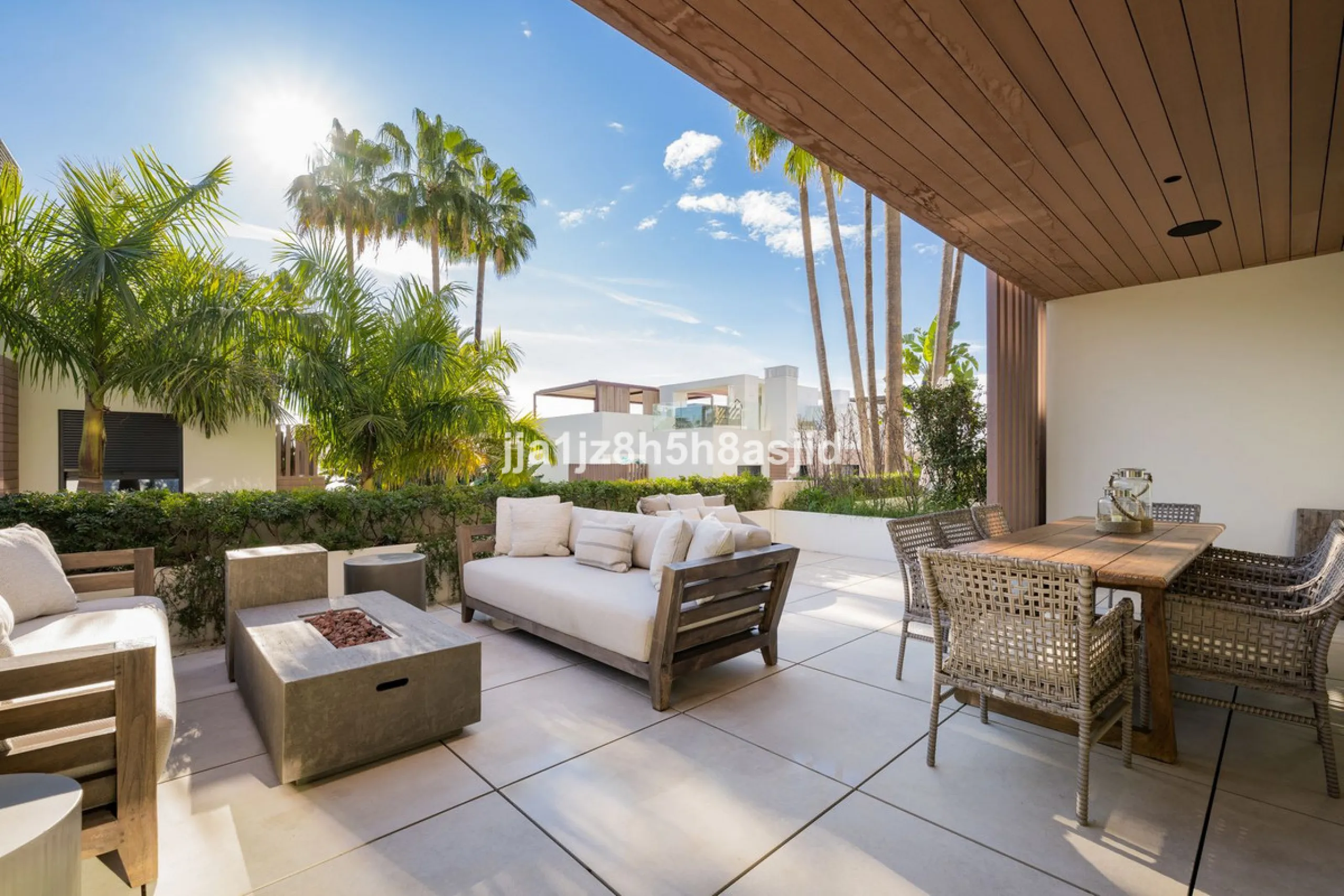 Set within the prestigious Le Blanc development in Sierra Blanca, one of Marbella's most sought-after residential enclaves, this exceptional semi-detached villa offers refined luxury living just six minutes from the beach and within walking distance of se