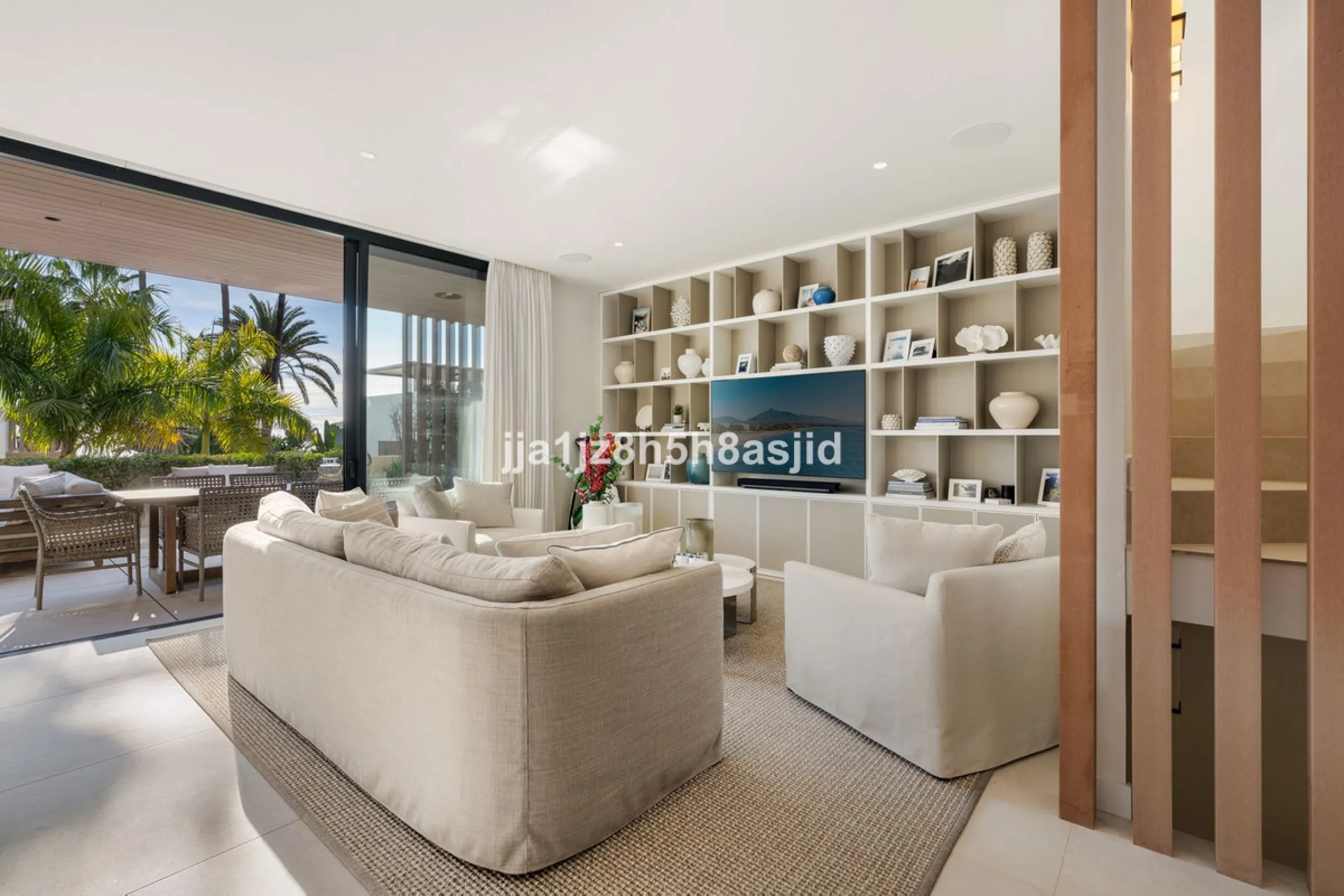 Set within the prestigious Le Blanc development in Sierra Blanca, one of Marbella's most sought-after residential enclaves, this exceptional semi-detached villa offers refined luxury living just six minutes from the beach and within walking distance of se