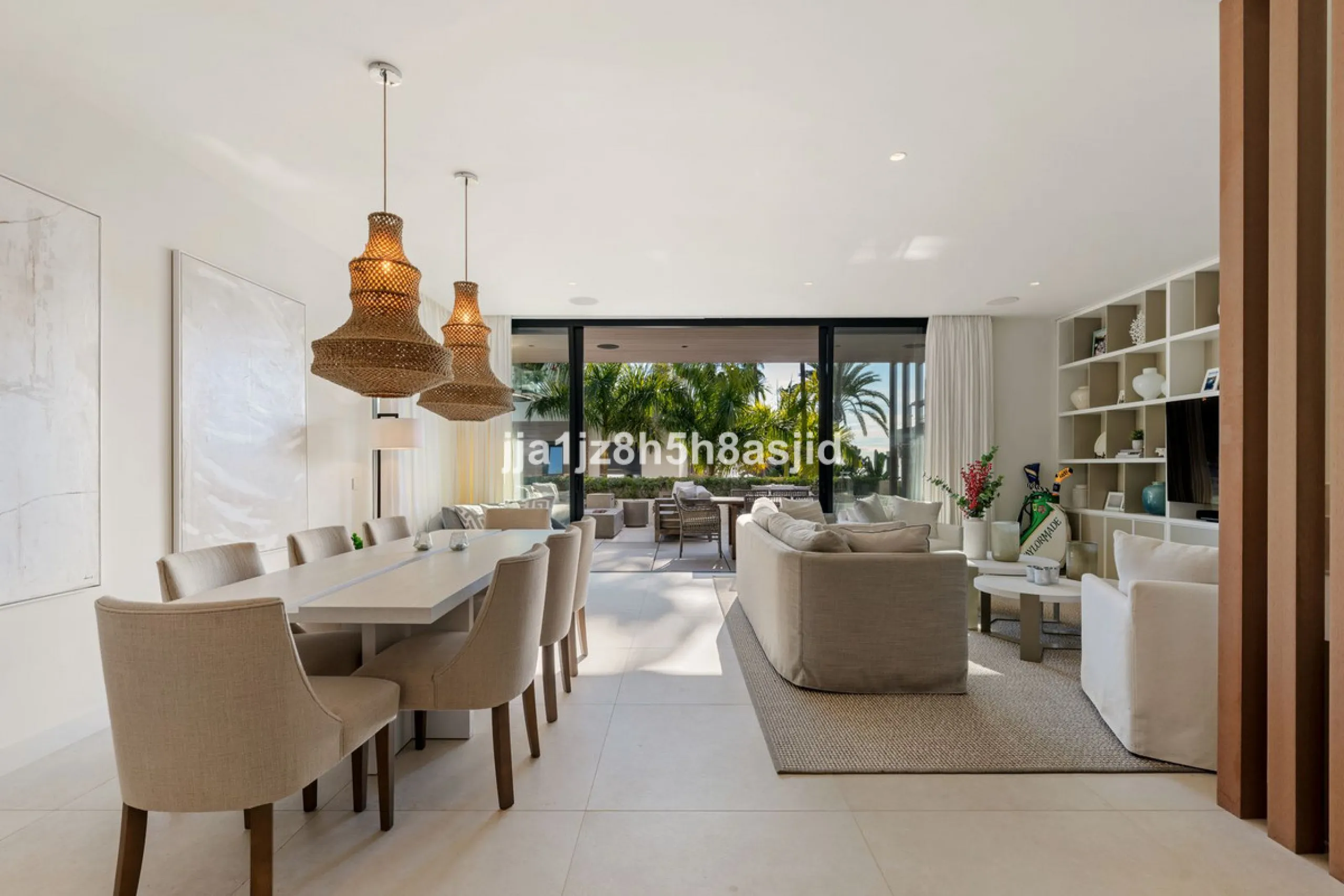 Set within the prestigious Le Blanc development in Sierra Blanca, one of Marbella's most sought-after residential enclaves, this exceptional semi-detached villa offers refined luxury living just six minutes from the beach and within walking distance of se