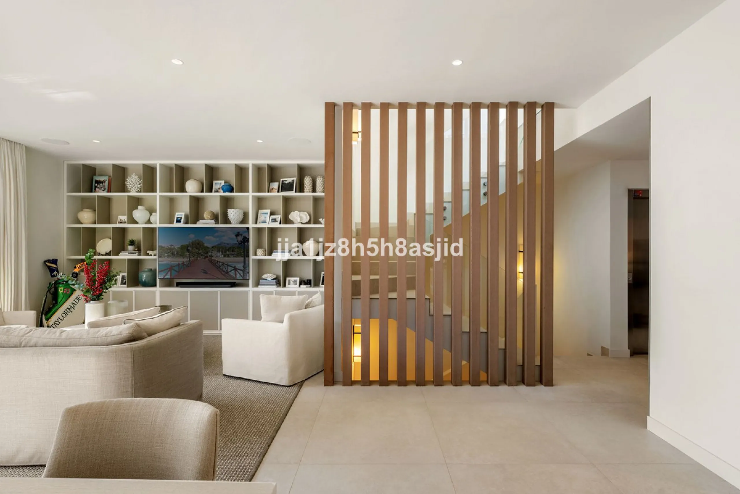 Set within the prestigious Le Blanc development in Sierra Blanca, one of Marbella's most sought-after residential enclaves, this exceptional semi-detached villa offers refined luxury living just six minutes from the beach and within walking distance of se