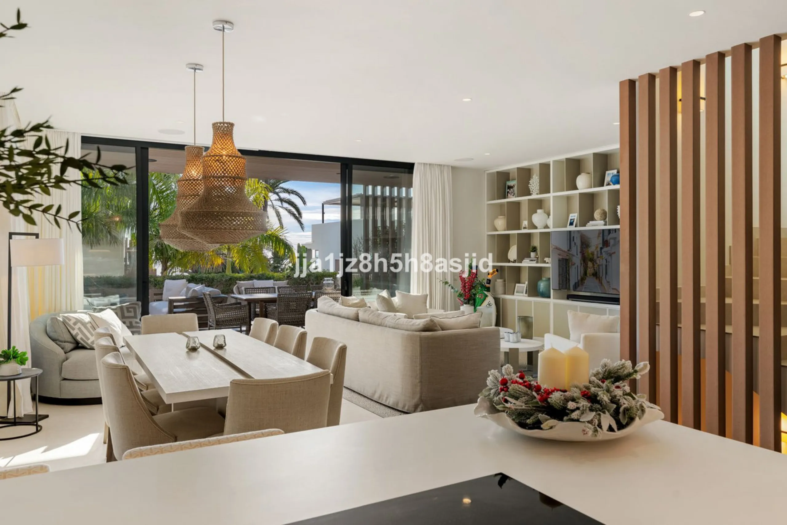 Set within the prestigious Le Blanc development in Sierra Blanca, one of Marbella's most sought-after residential enclaves, this exceptional semi-detached villa offers refined luxury living just six minutes from the beach and within walking distance of se