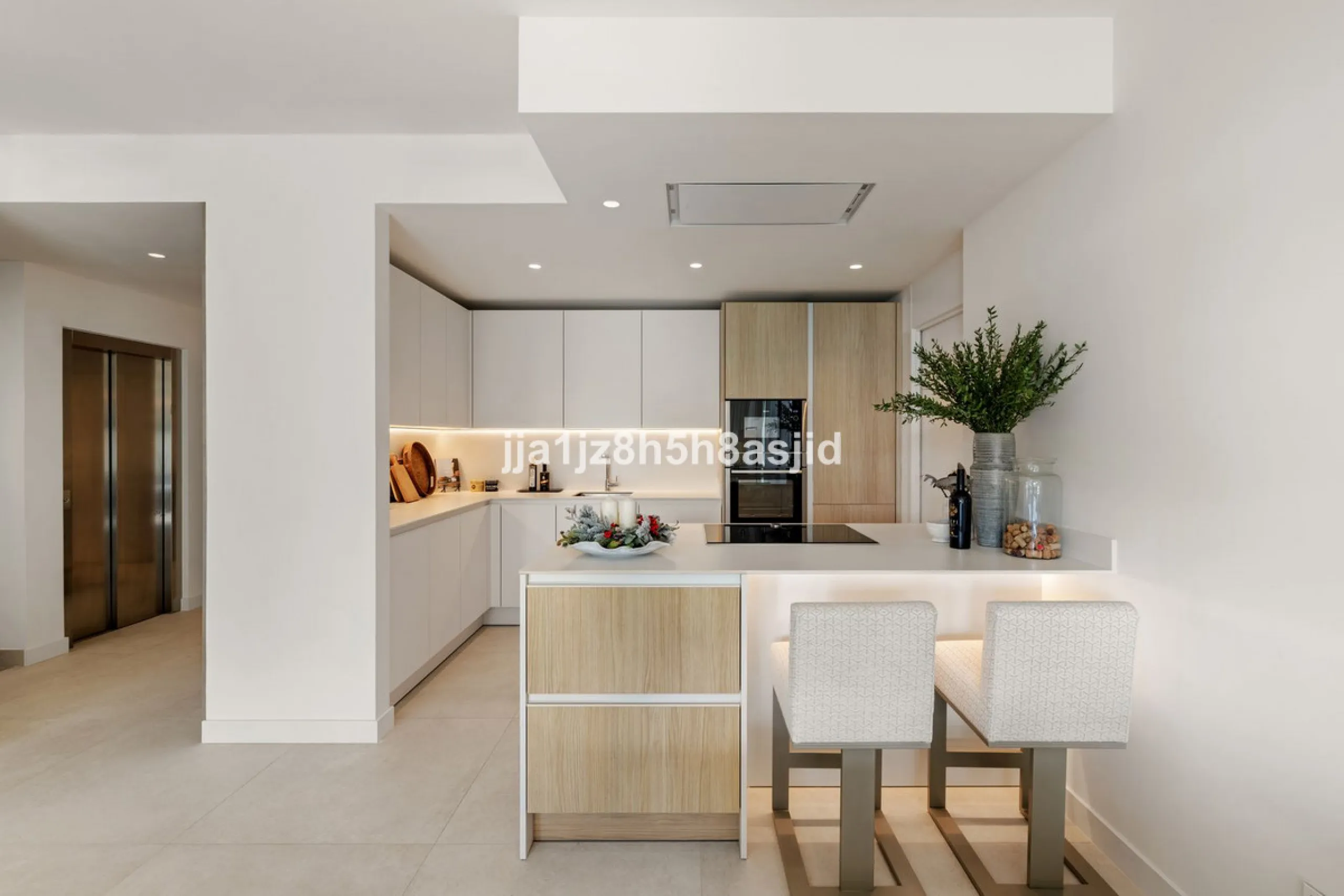 Set within the prestigious Le Blanc development in Sierra Blanca, one of Marbella's most sought-after residential enclaves, this exceptional semi-detached villa offers refined luxury living just six minutes from the beach and within walking distance of se