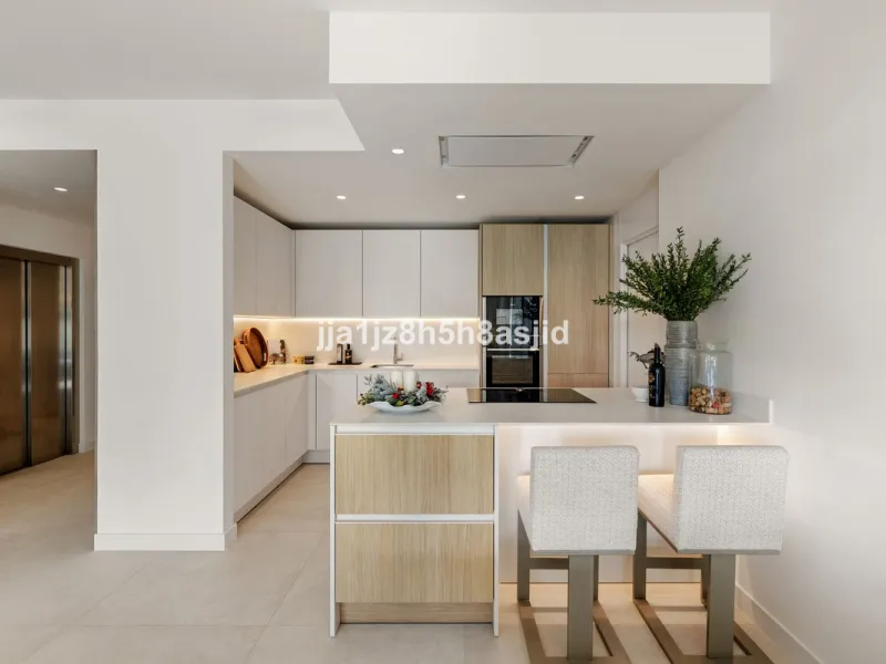 Set within the prestigious Le Blanc development in Sierra Blanca, one of Marbella's most sought-after residential enclaves, this exceptional semi-detached villa offers refined luxury living just six minutes from the beach and within walking distance of se