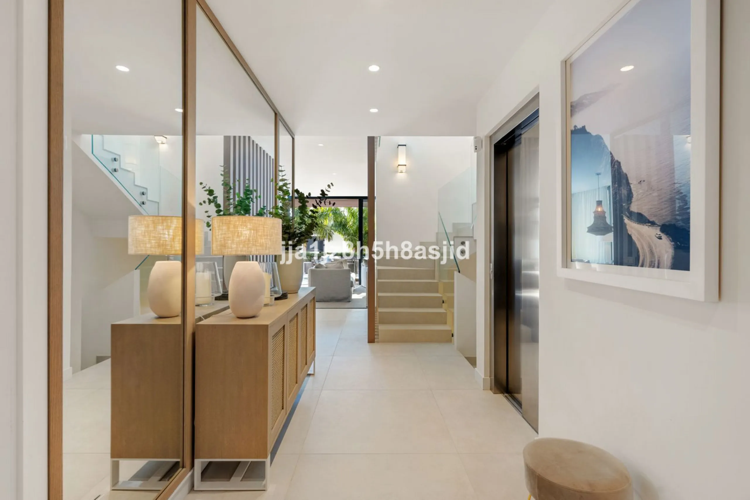 Set within the prestigious Le Blanc development in Sierra Blanca, one of Marbella's most sought-after residential enclaves, this exceptional semi-detached villa offers refined luxury living just six minutes from the beach and within walking distance of se