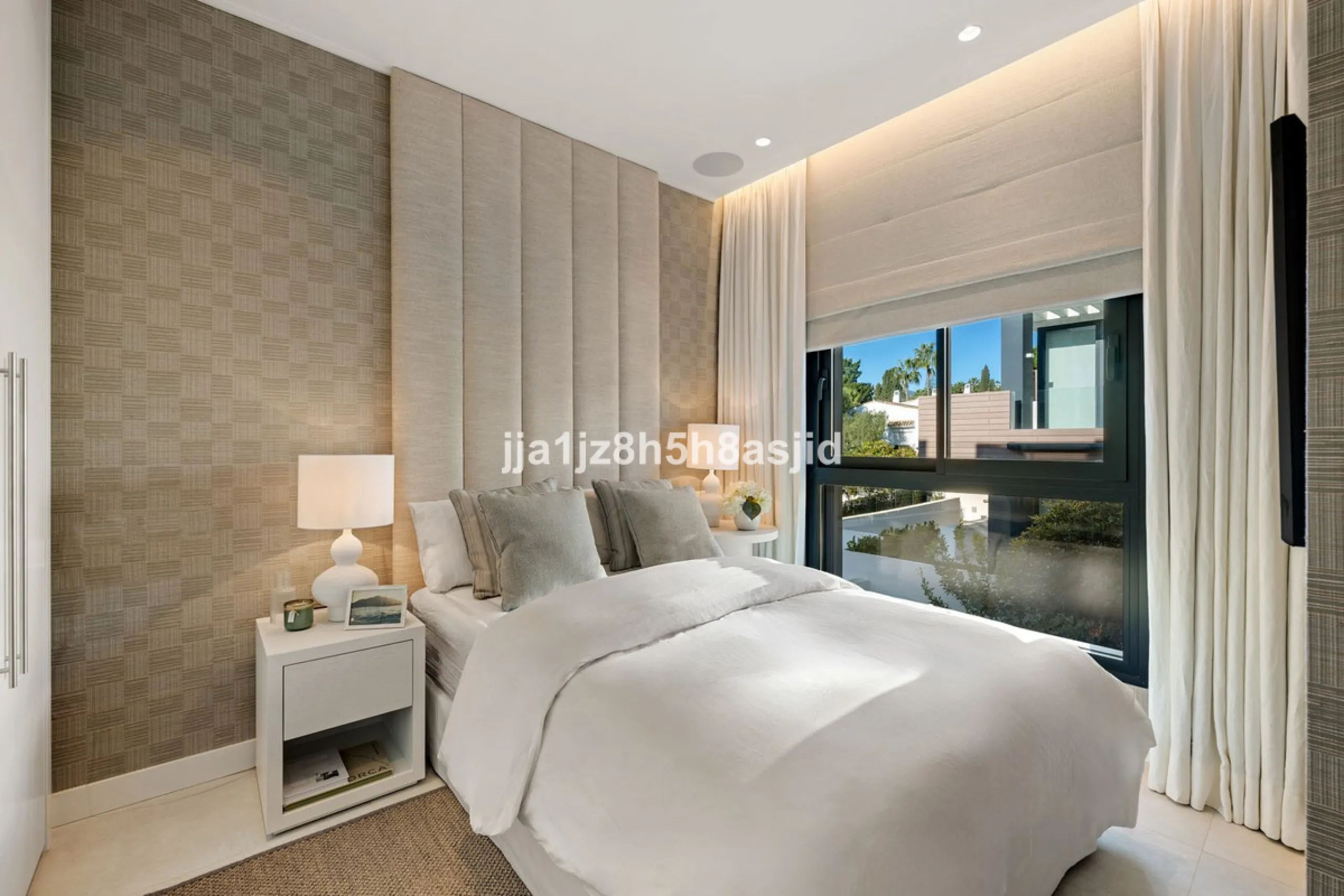 Set within the prestigious Le Blanc development in Sierra Blanca, one of Marbella's most sought-after residential enclaves, this exceptional semi-detached villa offers refined luxury living just six minutes from the beach and within walking distance of se