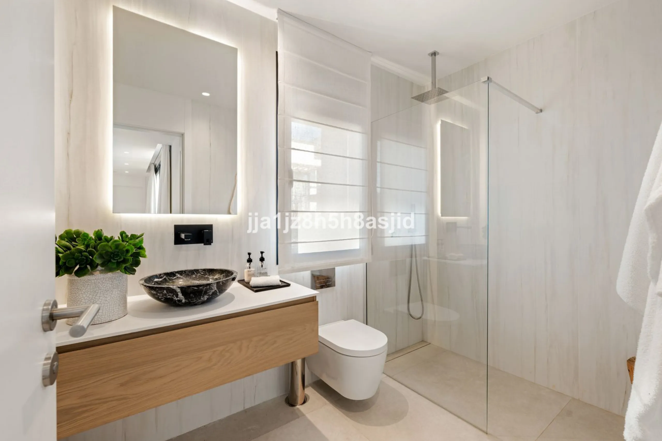 Set within the prestigious Le Blanc development in Sierra Blanca, one of Marbella's most sought-after residential enclaves, this exceptional semi-detached villa offers refined luxury living just six minutes from the beach and within walking distance of se
