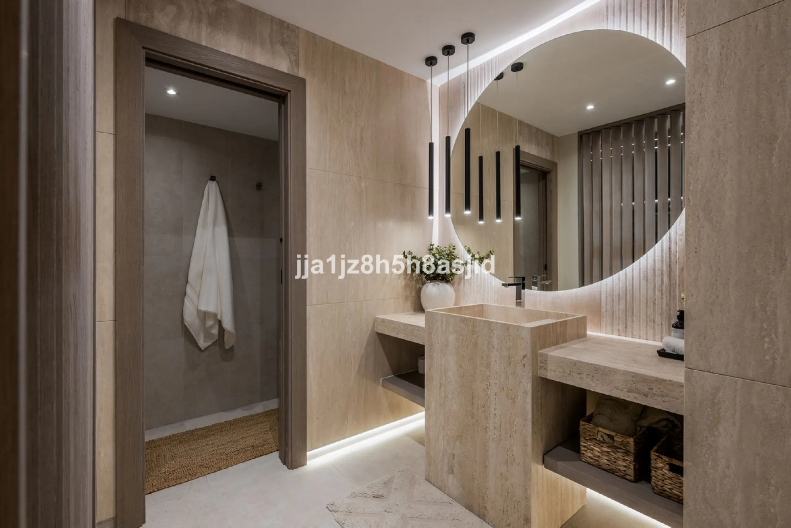 Set within the prestigious Le Blanc development in Sierra Blanca, one of Marbella's most sought-after residential enclaves, this exceptional semi-detached villa offers refined luxury living just six minutes from the beach and within walking distance of se