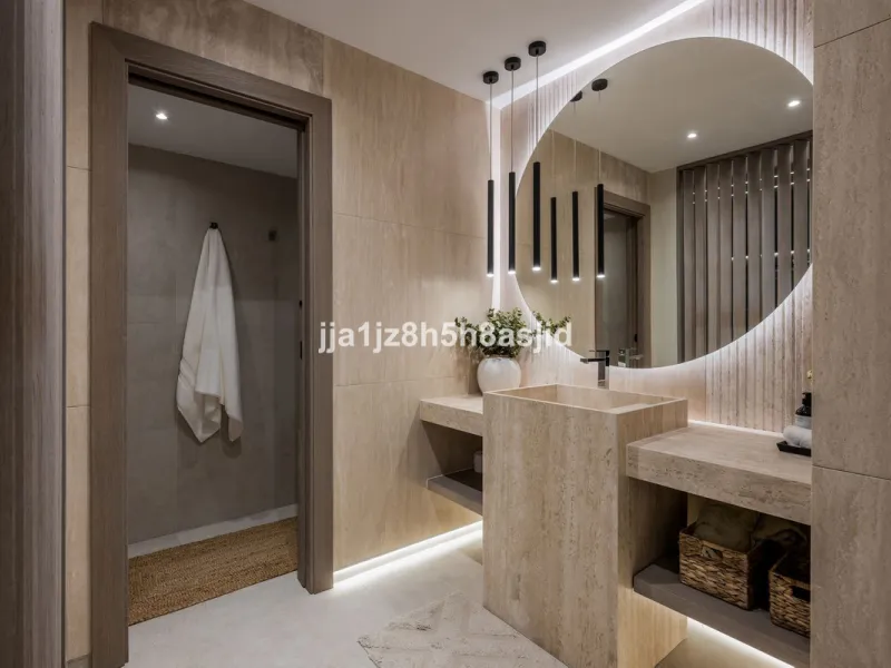 Set within the prestigious Le Blanc development in Sierra Blanca, one of Marbella's most sought-after residential enclaves, this exceptional semi-detached villa offers refined luxury living just six minutes from the beach and within walking distance of se