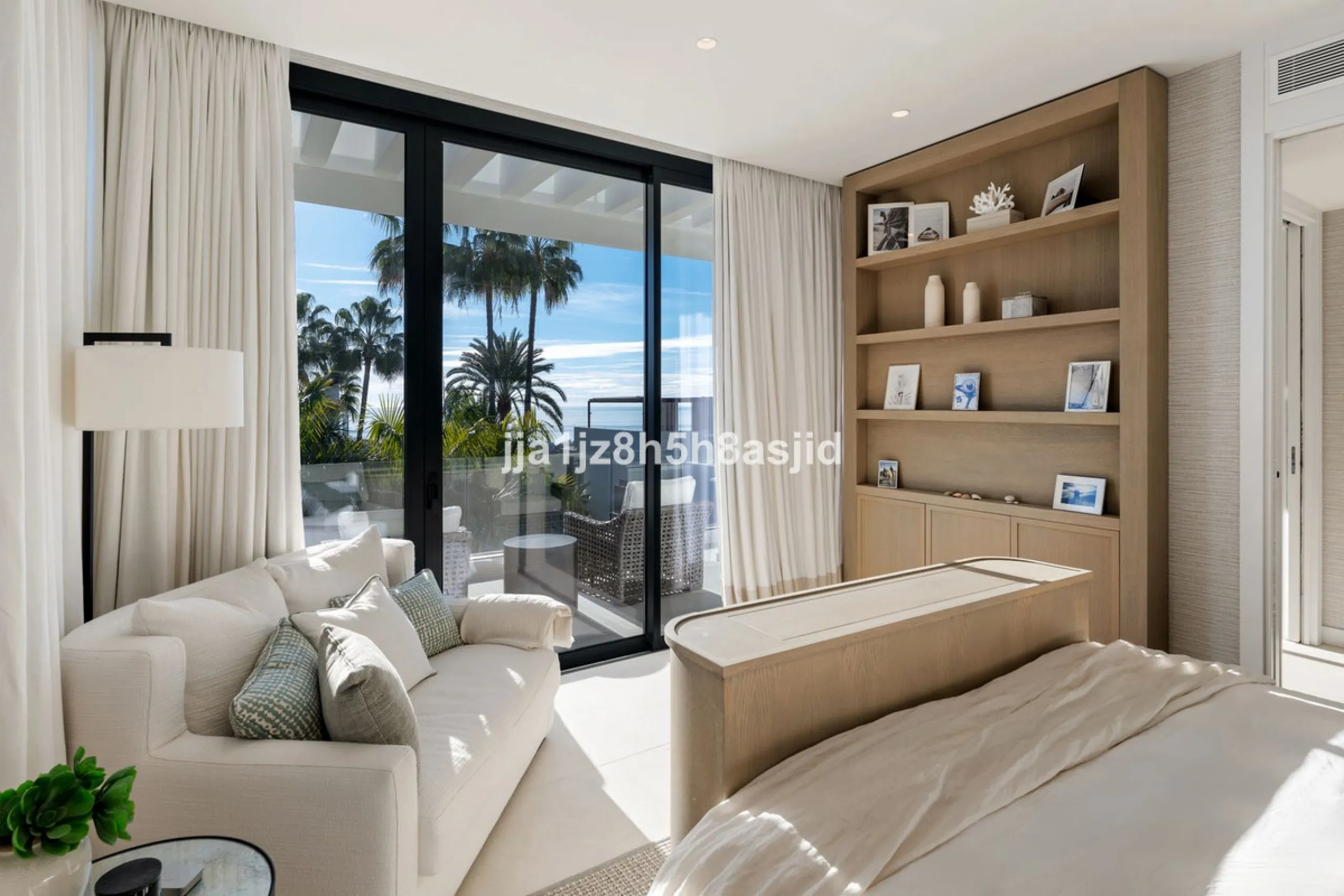 Set within the prestigious Le Blanc development in Sierra Blanca, one of Marbella's most sought-after residential enclaves, this exceptional semi-detached villa offers refined luxury living just six minutes from the beach and within walking distance of se