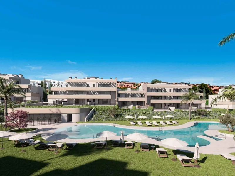 NEW BUILD RESIDENTIAL COMPLEX IN CASARES& & New Build residential complex of 134 apartments with 2, 3 and 4 bedroom in an oasis of nature in Casares Costa & & If you dream of living in front of a golf course with magnificent open views and hig