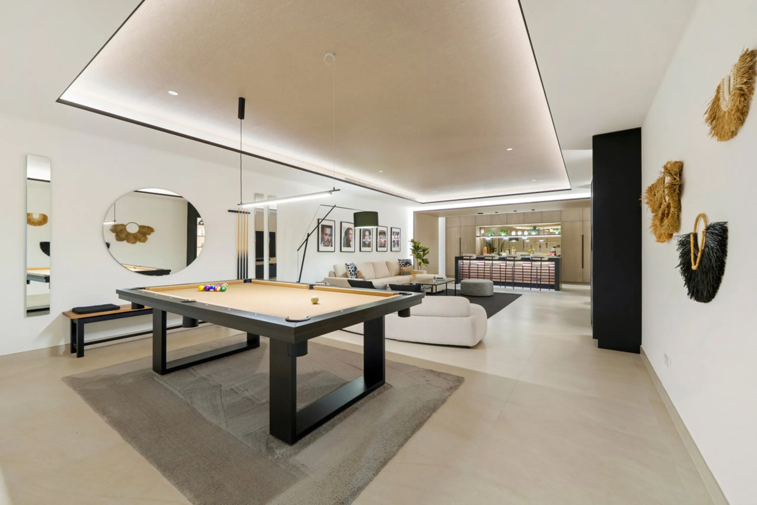 Nestled in the prestigious Altos de Puente Romano on Marbella's Golden Mile, Villa Romano is the epitome of modern Mediterranean luxury. This striking six-bedroom, six-bathroom residence blends sleek contemporary architecture with warm natural tones, crea
