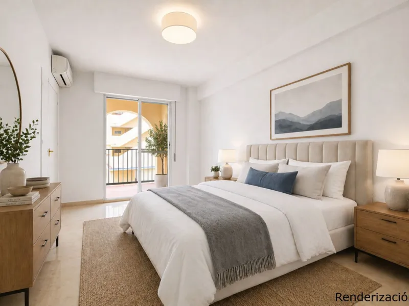 ✨Spacious apartment 200m from the sea – Fuengirola – Pool & Gardens, ready to move in - Tourist licence in place✨