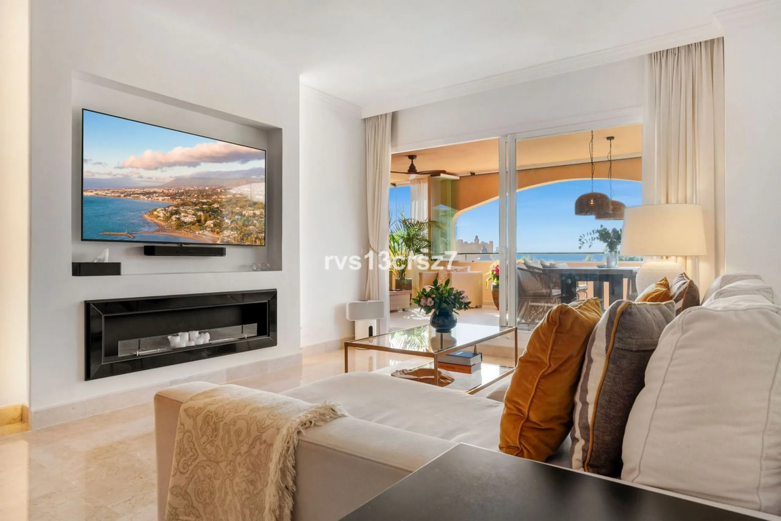 Spacious, recently renovated 3-bedroom apartment in one of the most beautiful and safest urbanizations in Elviria, "St. Maria Village." A 24-hour security community just 5 minutes from the beach, it features several swimming pools and a large, beautifully