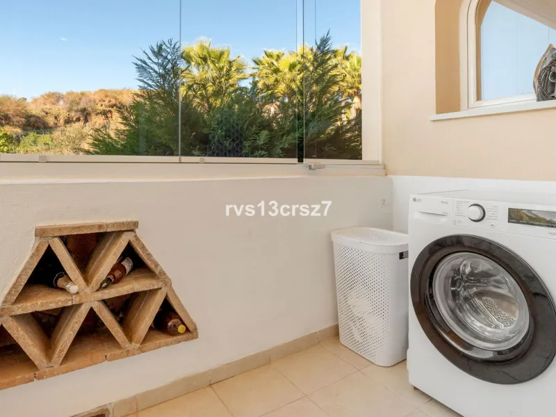 Spacious, recently renovated 3-bedroom apartment in one of the most beautiful and safest urbanizations in Elviria, "St. Maria Village." A 24-hour security community just 5 minutes from the beach, it features several swimming pools and a large, beautifully