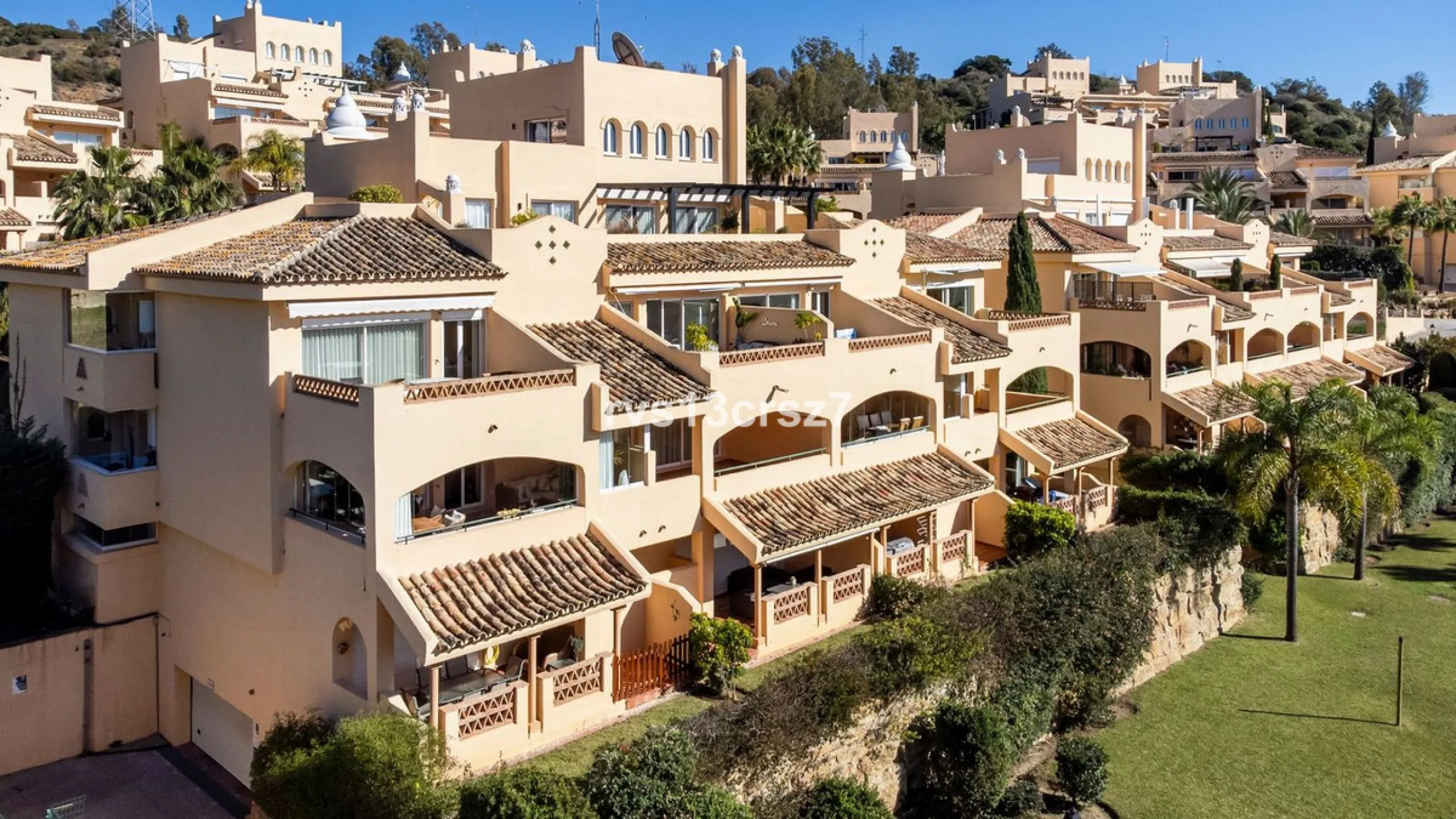 Spacious, recently renovated 3-bedroom apartment in one of the most beautiful and safest urbanizations in Elviria, "St. Maria Village." A 24-hour security community just 5 minutes from the beach, it features several swimming pools and a large, beautifully