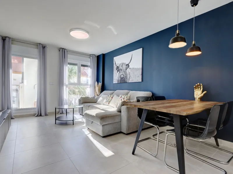 This exquisite three-bedroom apartment offers a harmonious blend of comfort and sophistication, perfect for those seeking a refined lifestyle on the Costa del Sol. Designed to inspire, the property welcomes residents with a sense of warmth and elegance, m