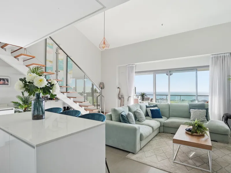 We are delighted to present for sale this stunning 3-bedroom, 2-bathroom duplex penthouse boasting spectacular panoramic views of the Mediterranean Sea.