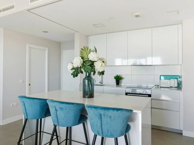 We are delighted to present for sale this stunning 3-bedroom, 2-bathroom duplex penthouse boasting spectacular panoramic views of the Mediterranean Sea.