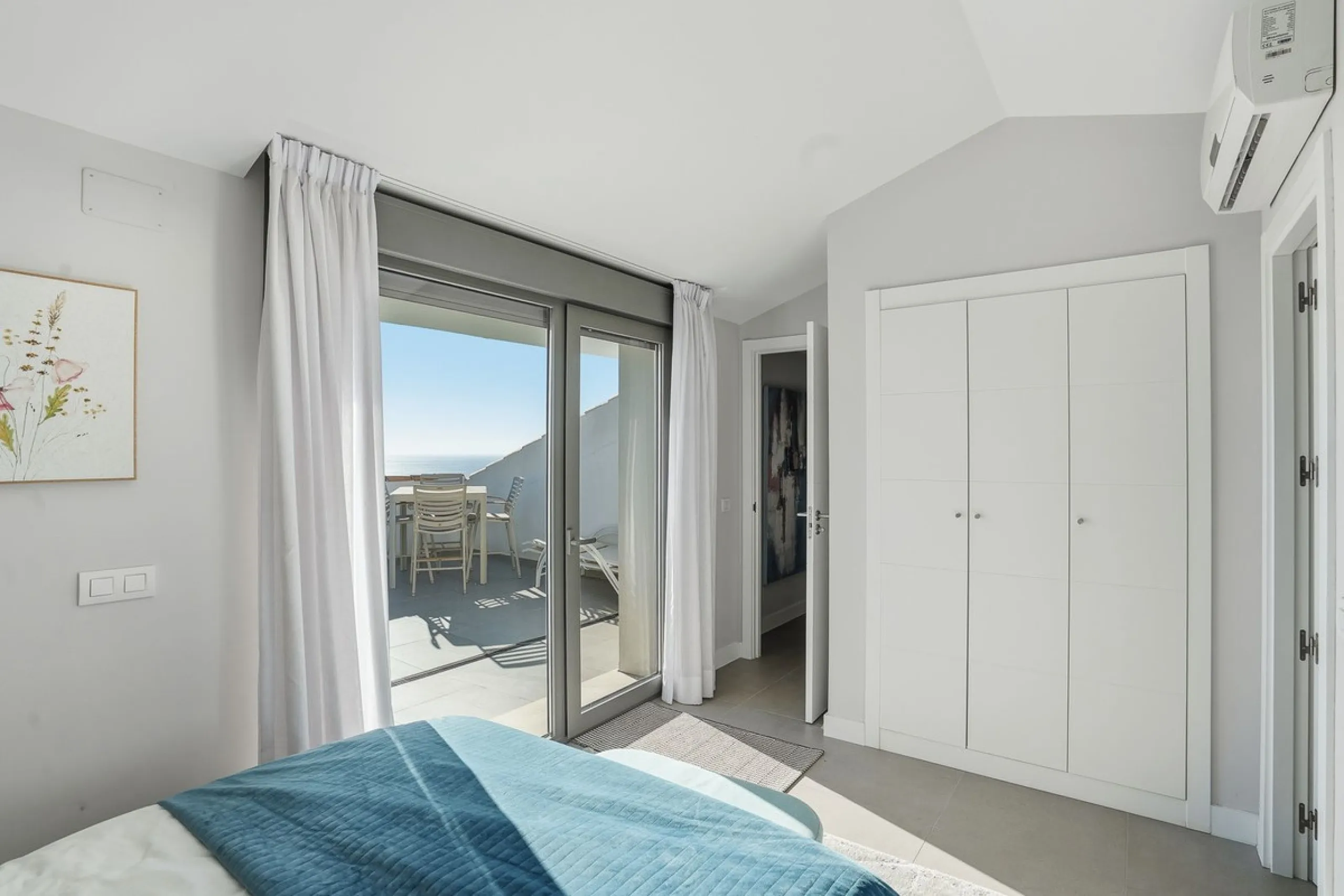 We are delighted to present for sale this stunning 3-bedroom, 2-bathroom duplex penthouse boasting spectacular panoramic views of the Mediterranean Sea.