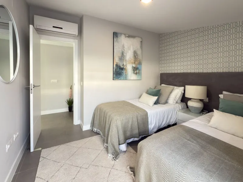 We are delighted to present for sale this stunning 3-bedroom, 2-bathroom duplex penthouse boasting spectacular panoramic views of the Mediterranean Sea.