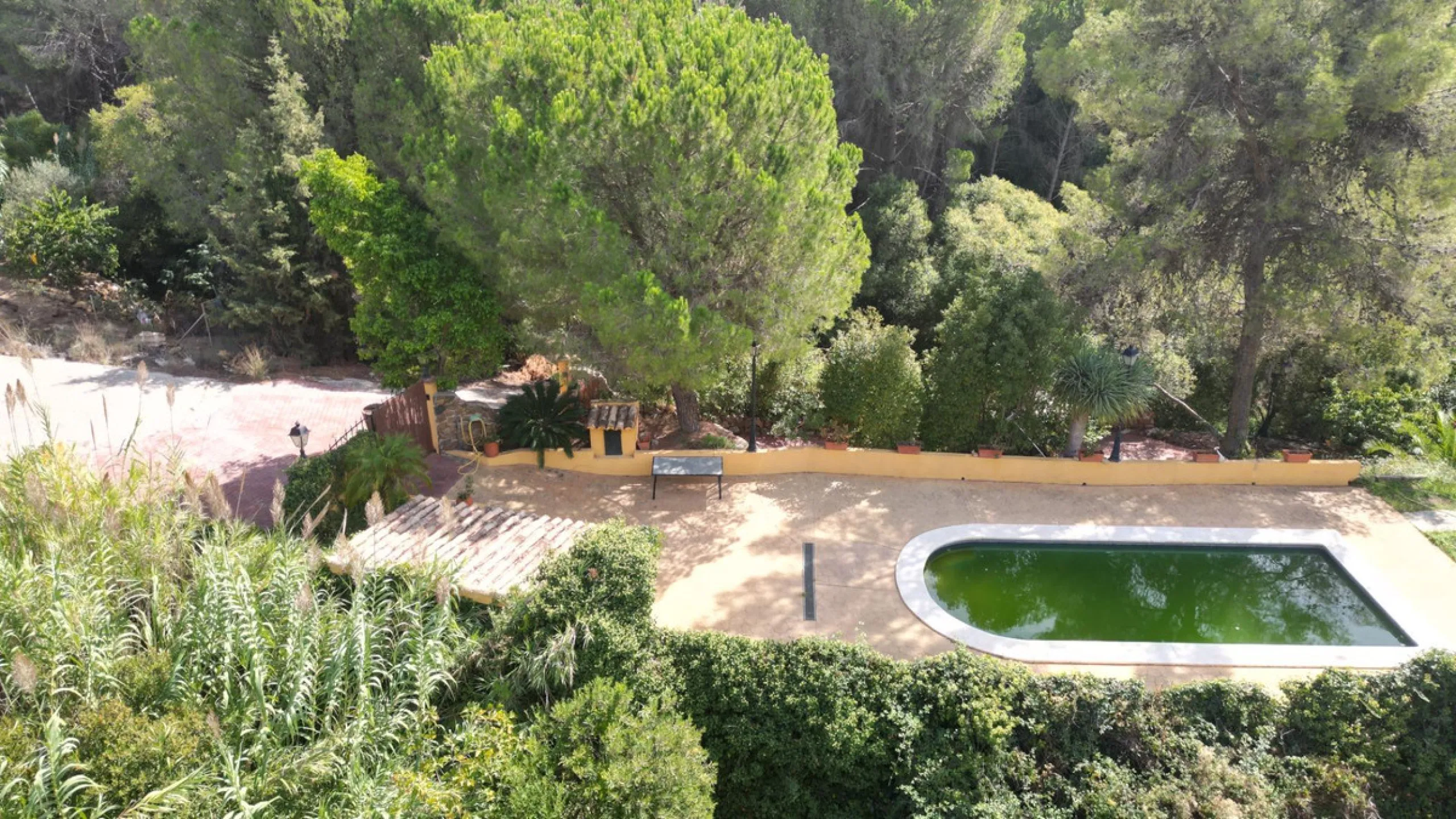 Country house with a total interior surface, in very good condition, with over 19,503 sqm of lush gardens and mature trees, completely gated. Ideal for a first or a second residence, one can enjoy there the peace and total privacy of a perfect green oasis