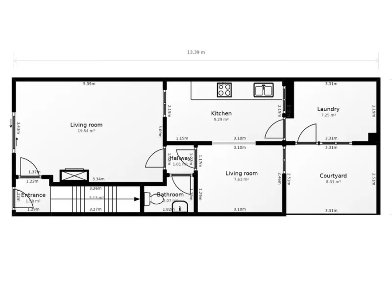 House - Townhouse в продаже в Mijas, Málaga. В доме 3 спален и 2 ванных комнат. Площадь дома 111 м²