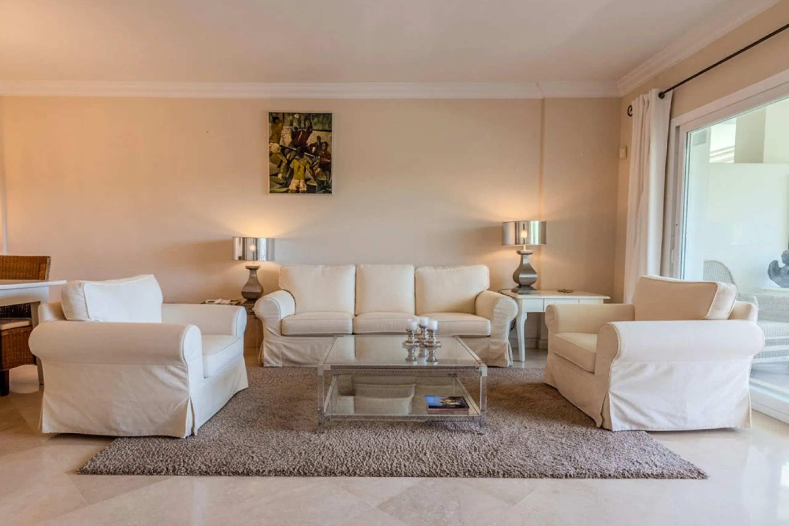 Very nice property with 3 big bedrooms and 2 bathrooms (+ separated guest toilet) for sale in ALBATROS at Golf Rio Real.