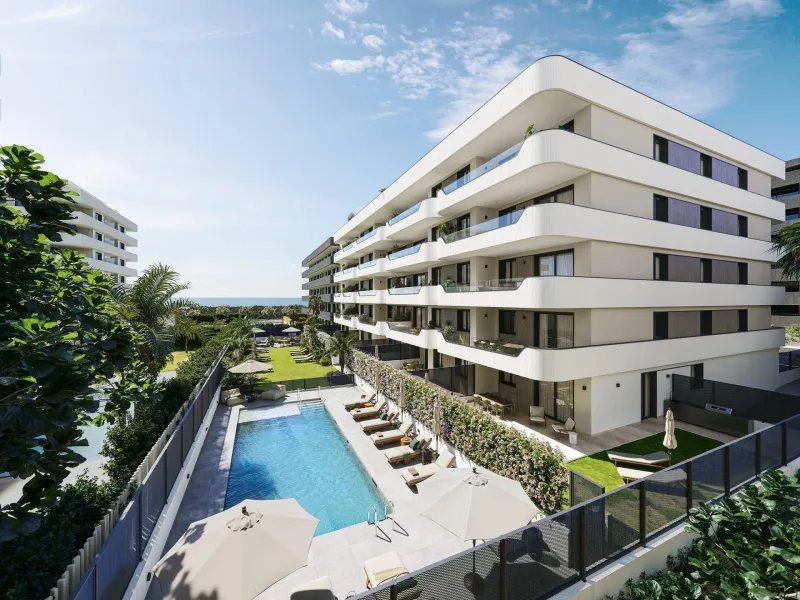 New Build Apartments 300m from the Beach in Torre del Mar-Vélez Málaga, Costa del Sol& & Contemporary Living Near the Sea in Torre del Mar& & Discover a new way of living the Mediterranean lifestyle with this exclusive residential development 