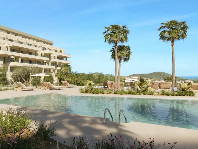 New Build Apartments with Open Views in Mijas Costa-Costa del Sol& & Exclusive Residential Development Between Sea and Mountains& & Discover this exclusive new build development in Mijas Costa, where nature, contemporary design and wellbeing c