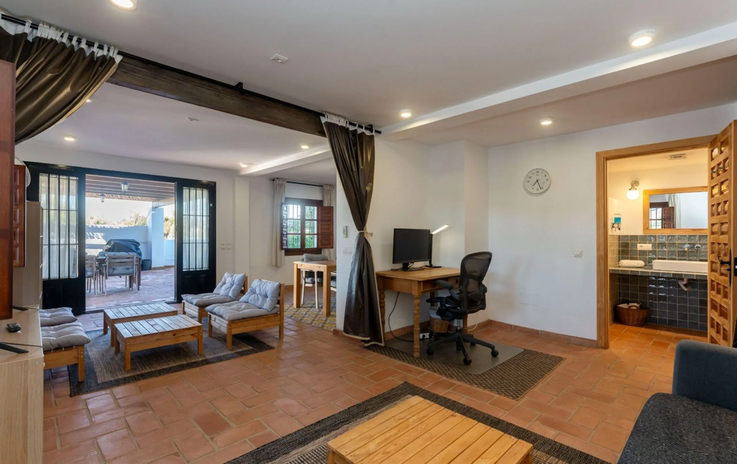 Experience the beauty of authentic Andalusian living with this stunning independent country house, beautifully restored in 2022 and perfectly positioned just a short drive from Alhaurín el Grande and Coín. Nestled on a fully fenced 12,074 m² plot, this fi