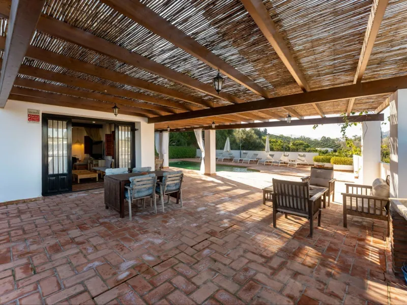 Experience the beauty of authentic Andalusian living with this stunning independent country house, beautifully restored in 2022 and perfectly positioned just a short drive from Alhaurín el Grande and Coín. Nestled on a fully fenced 12,074 m² plot, this fi