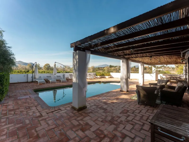 Experience the beauty of authentic Andalusian living with this stunning independent country house, beautifully restored in 2022 and perfectly positioned just a short drive from Alhaurín el Grande and Coín. Nestled on a fully fenced 12,074 m² plot, this fi