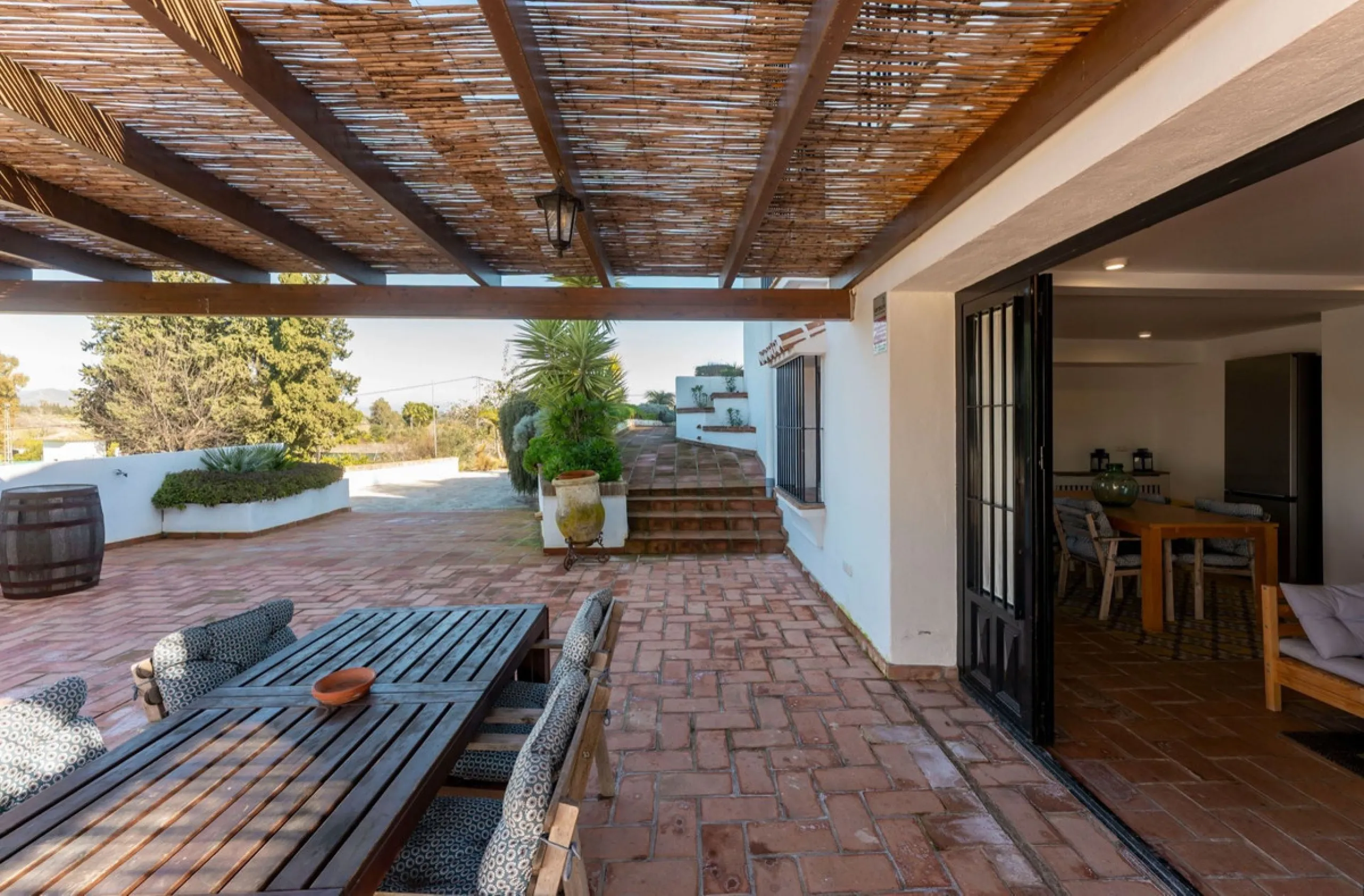 Experience the beauty of authentic Andalusian living with this stunning independent country house, beautifully restored in 2022 and perfectly positioned just a short drive from Alhaurín el Grande and Coín. Nestled on a fully fenced 12,074 m² plot, this fi