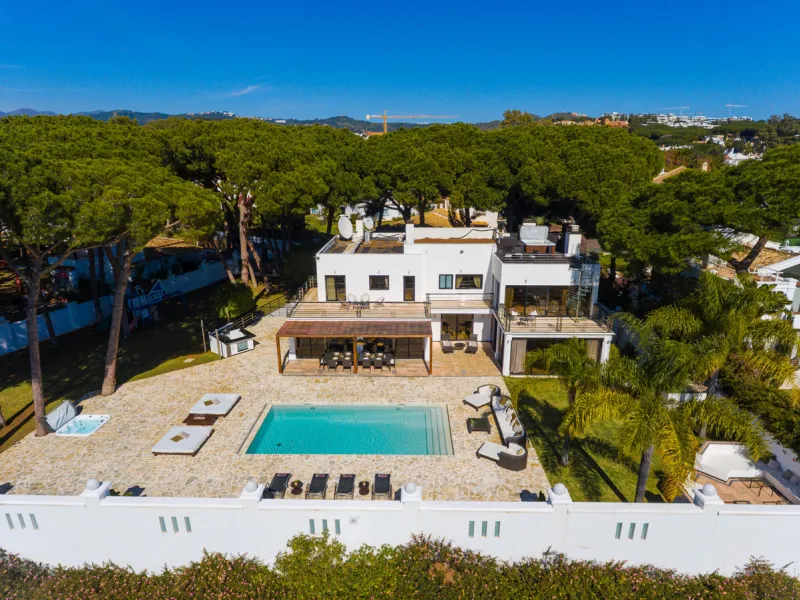 Set metres from the shoreline in the tranquil beachside enclave of Artola, this magnificent villa offers a rare blend of privacy, space, and refined coastal luxury. Framed by the natural beauty of the protected dunes, it invites a lifestyle defined by ser